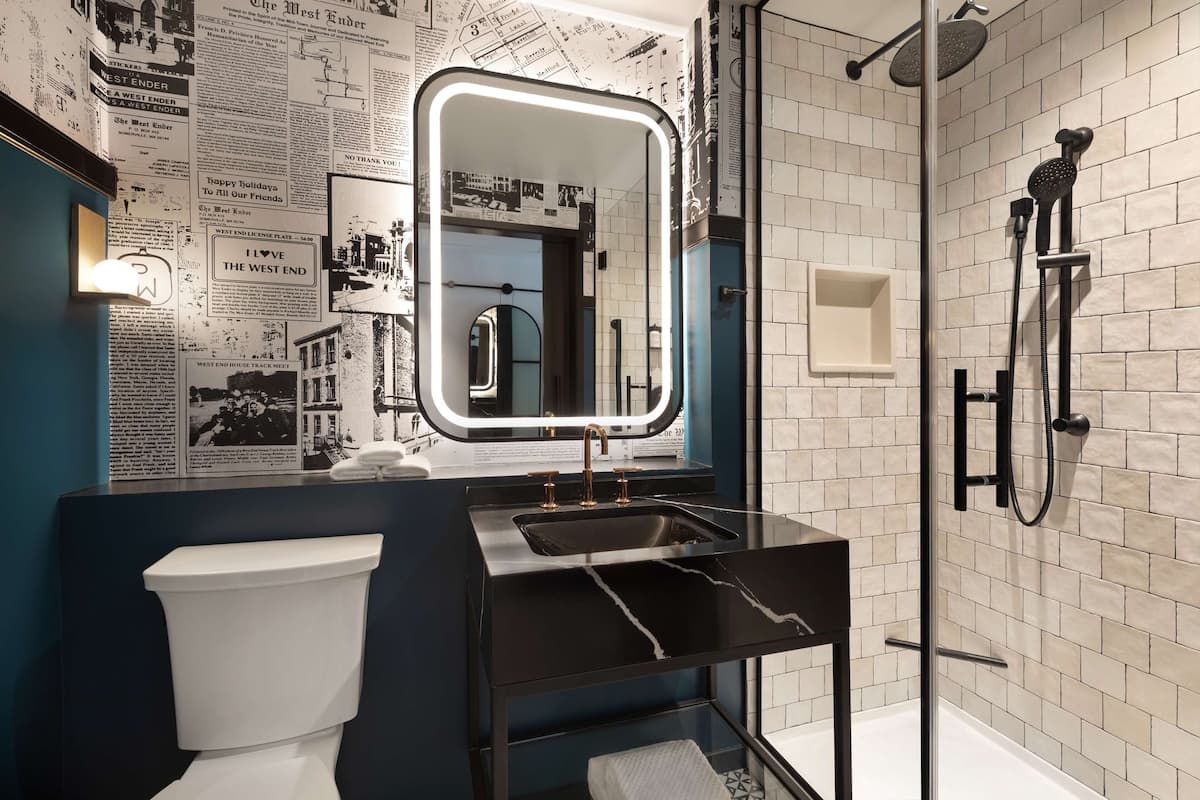 Douche de la salle de bain