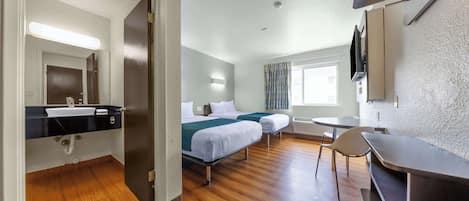 Free WiFi, bed sheets