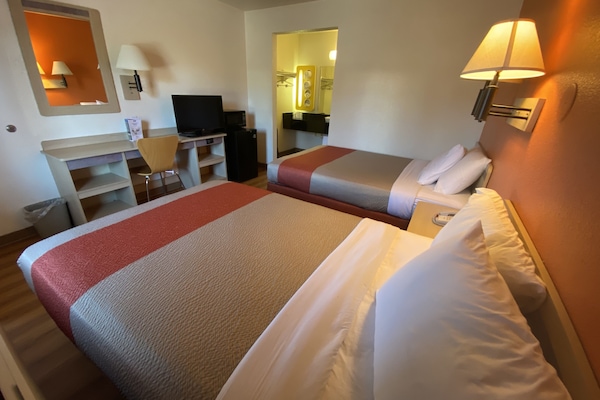 Desk, WiFi (free), bed sheets