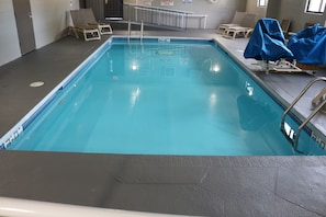 Indoor pool, outdoor pool, open 8:00 AM to 10:00 PM, sun loungers