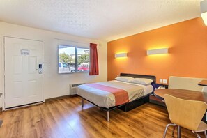 Blackout drapes, iron/ironing board, free WiFi, bed sheets