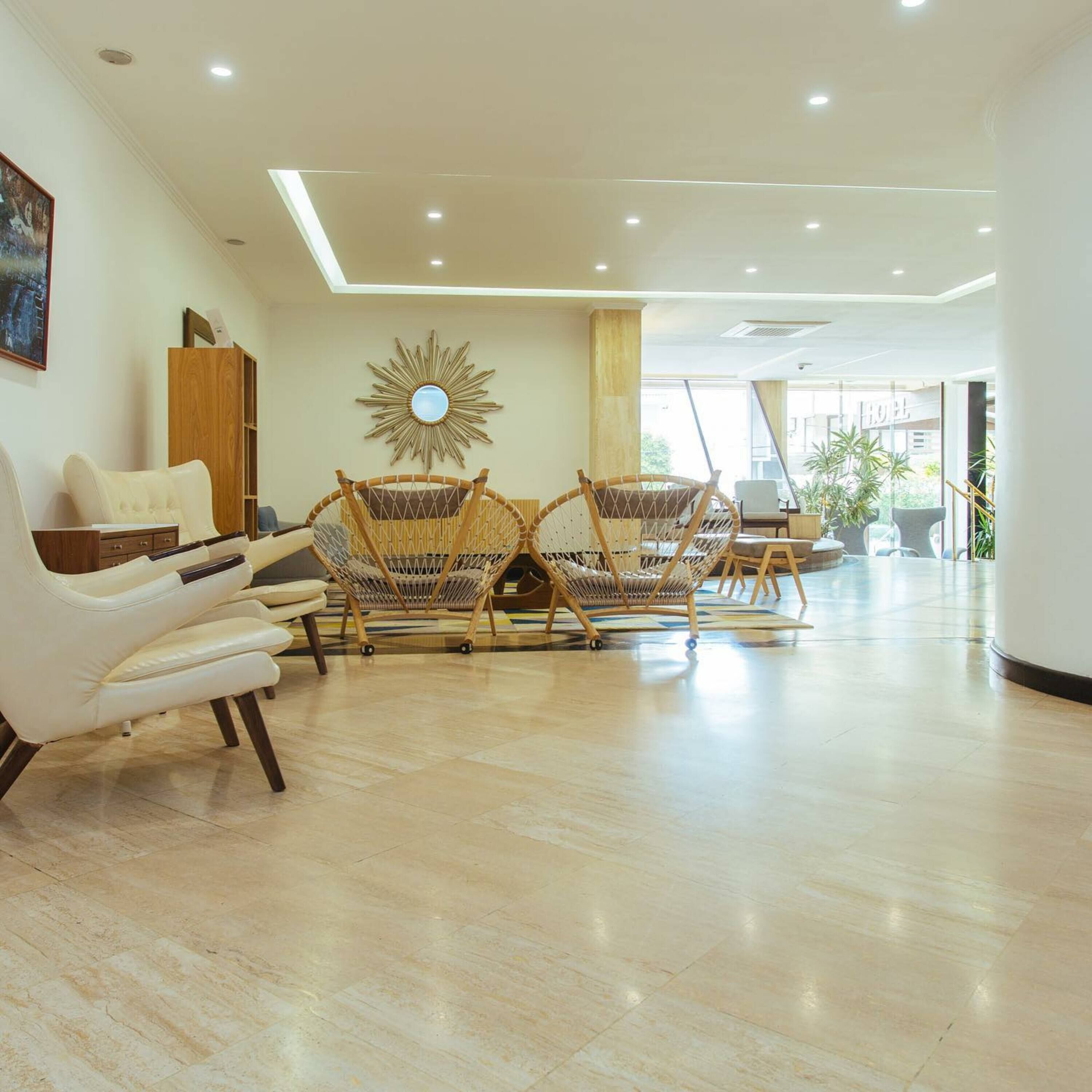 Sala de estar en el lobby