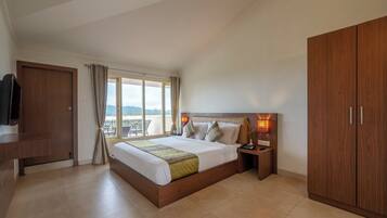 1 kamar tidur, setrika/meja setrika, Wi-Fi gratis, dan seprai linen