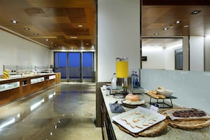Daily buffet breakfast (EUR 13 per person)