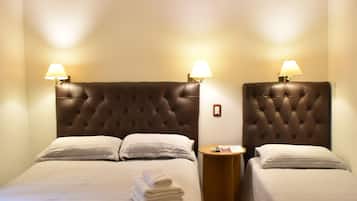 Colchones con pillow-top, minibar, wifi gratis y ropa de cama