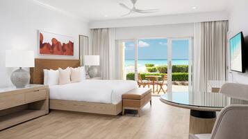 Deluxe Studio, Partial Ocean View (Recently Renovated) | Premium bedding, pillow-top beds, free minibar, in-room safe