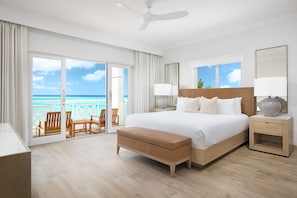 Deluxe Suite, 2 Bedrooms, Oceanfront | Free minibar, in-room safe, desk, blackout drapes