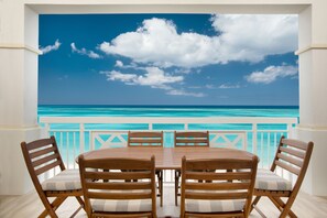 Deluxe Suite, 2 Bedrooms, Oceanfront (Recently Renovated) | Terrace/patio