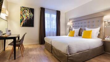 Standard Twin Room | Premium bedding, desk, blackout curtains, soundproofing