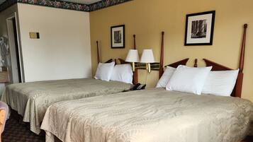 Egyptian cotton sheets, premium bedding, memory-foam beds, desk