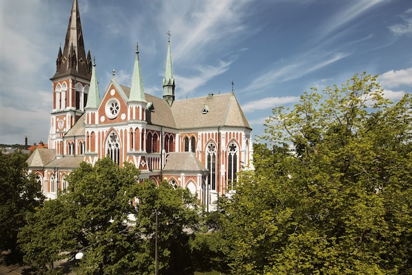 Blick von der Unterkunft