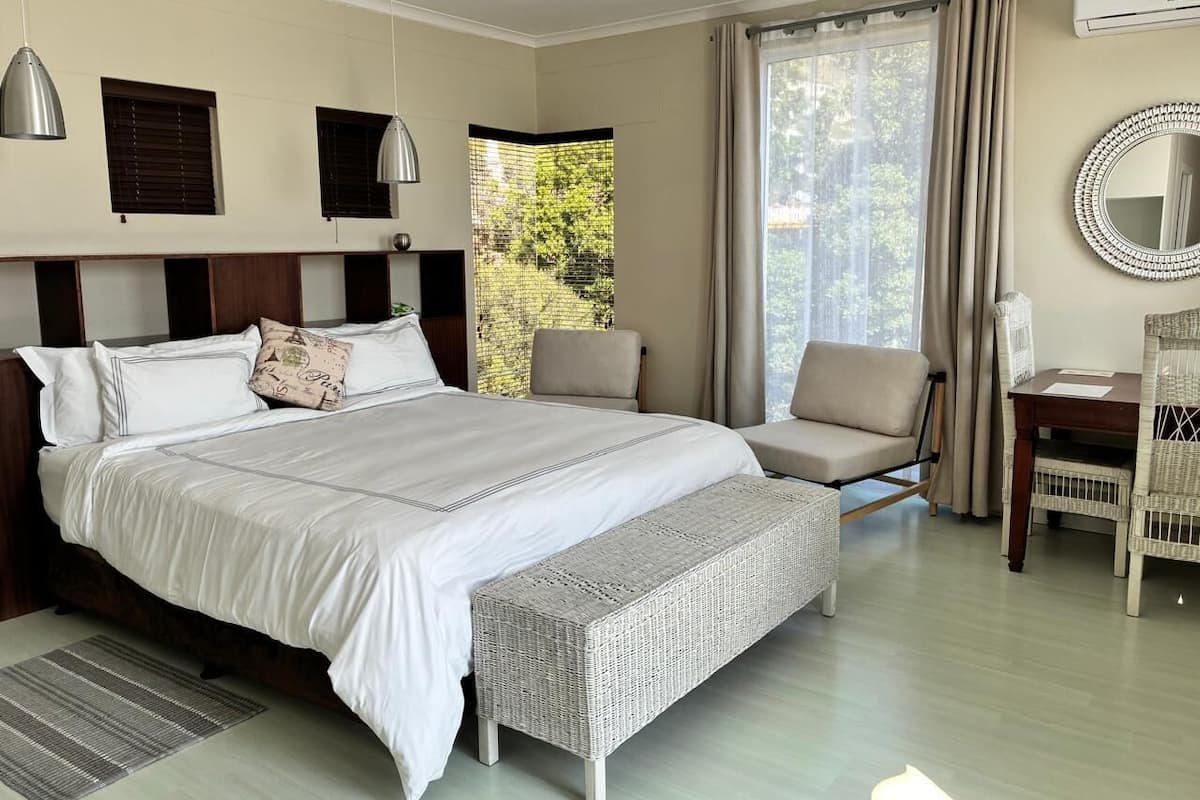 Penthouse Cao cấp | 1 phòng ngủ, bộ trải giường bằng vải cotton Ai Cập
