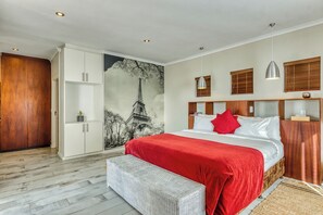 Luxe kamer, 1 twee- of 2 eenpersoonsbedden | Lakens van Egyptisch katoen, luxe beddengoed, een minibar