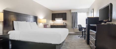Standard Room, 1 King Bed, Non Smoking, Microwave | Premium bedding, pillow-top beds, in-room safe, desk