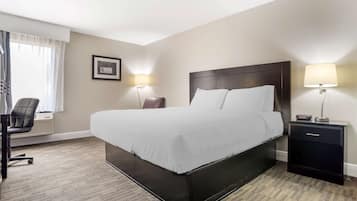 Premium bedding, pillow-top beds, in-room safe, desk