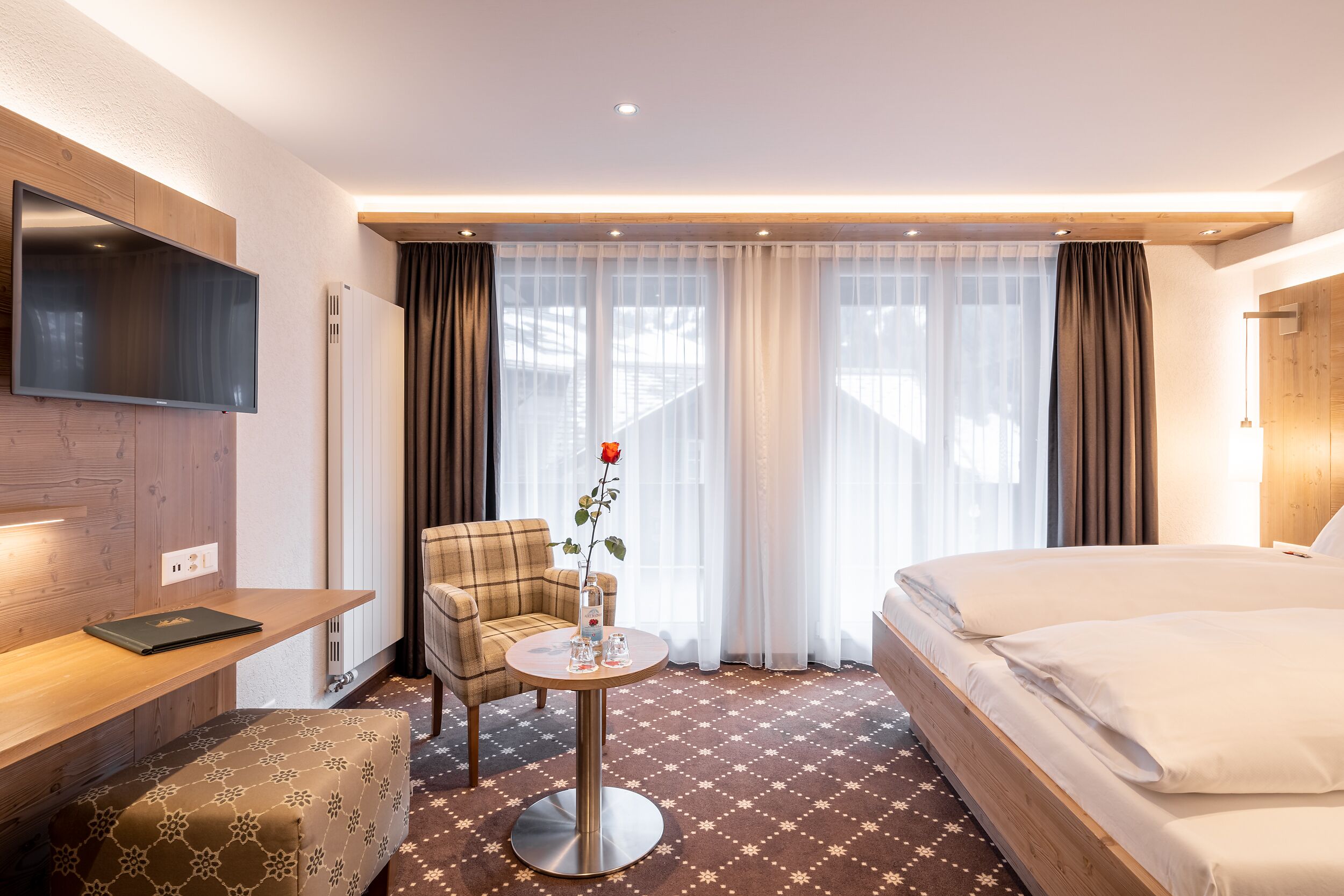 superior double room | premium bedding, down duvets, in-room safe, desk