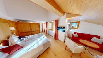 Quality Zweibettzimmer, Bergblick | Hochwertige Bettwaren, Daunenbettdecken, Minibar, Zimmersafe