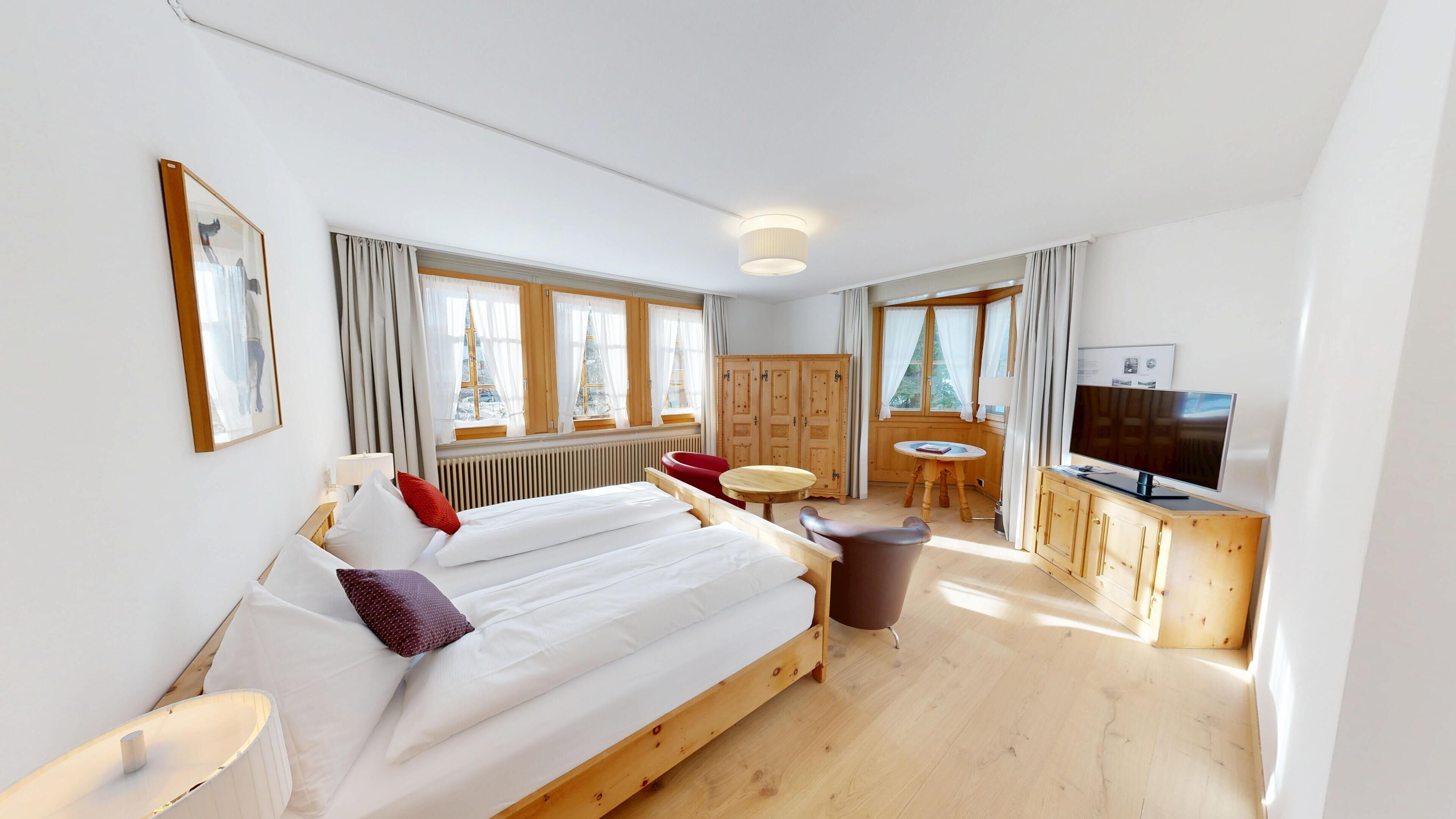 Familierom, fjellutsikt | Utsikt fra rommet