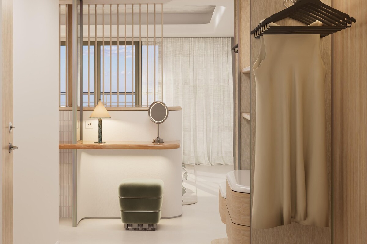 Junior Suite, Sea View | 1 bedroom, premium bedding, pillowtop beds, minibar