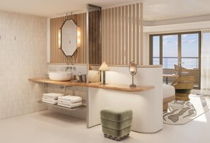 Designer-hygieniatuotteet, hiustenkuivaaja, kylpytakit, tohvelit