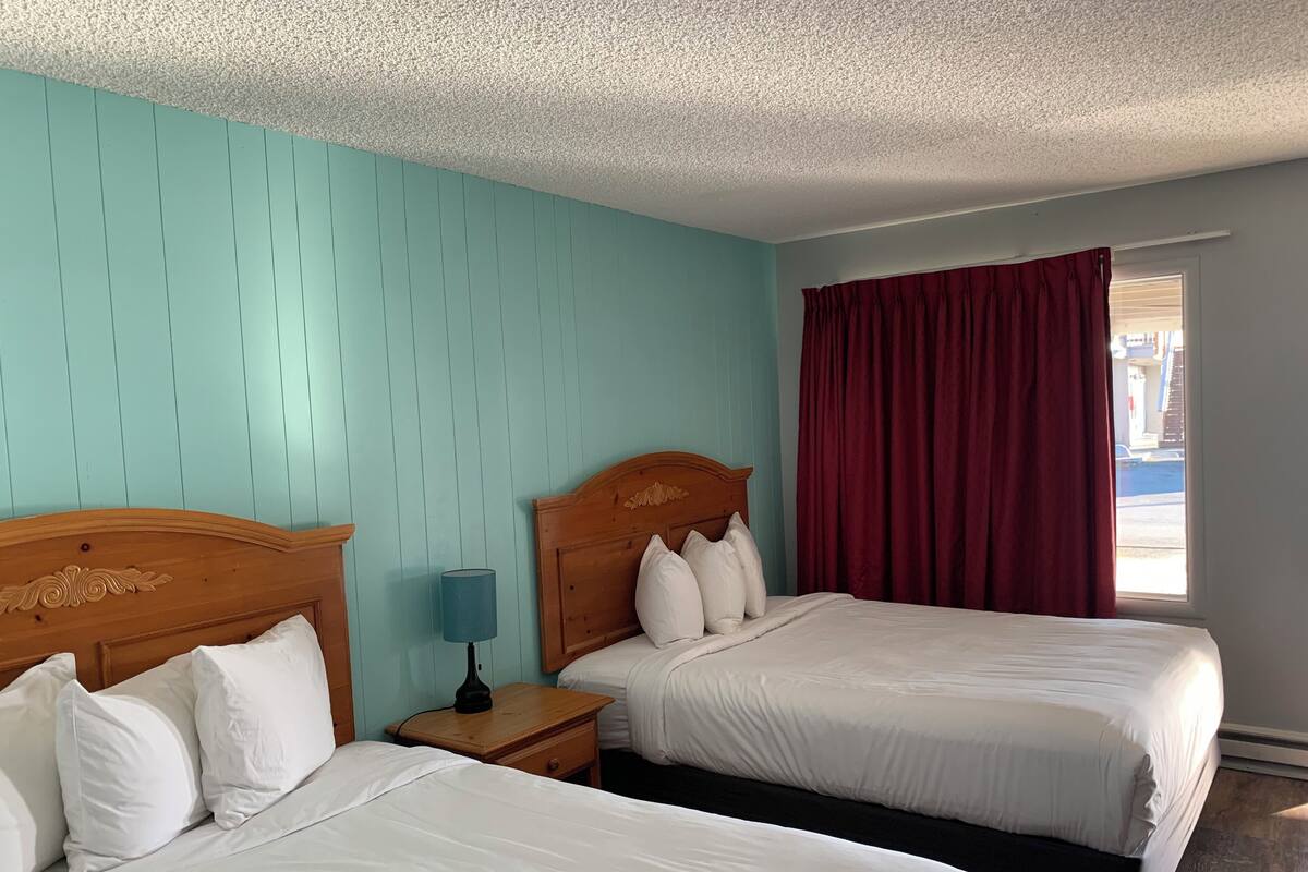 Iron/ironing board (on request), WiFi (free), bed sheets