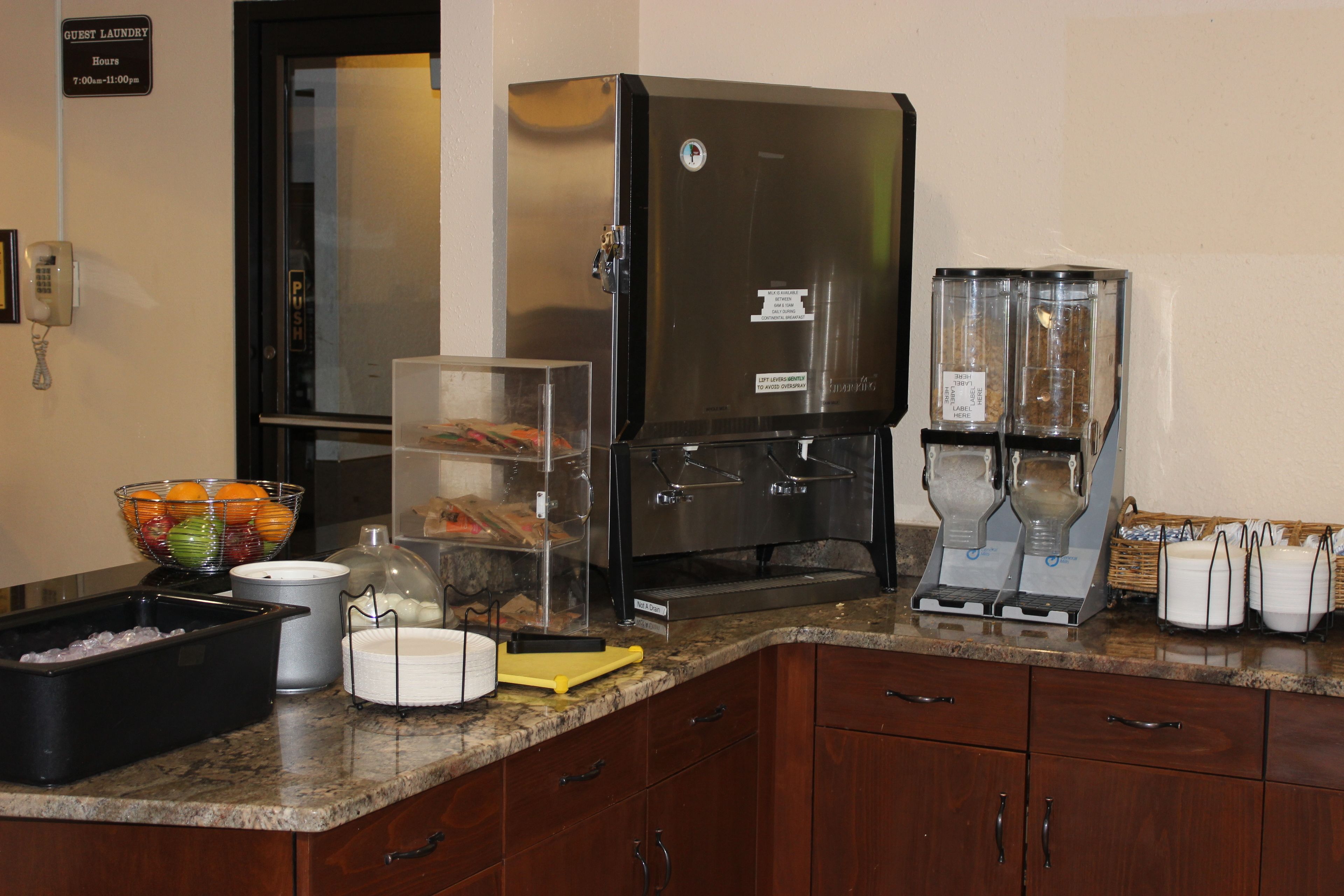 Desayuno de autoservicio incluido todos los días 