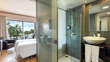 Dusche, Regendusche, kostenlose Toilettenartikel, Haartrockner