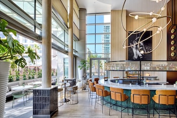 Dinner served at Omni San Diego Hotel at the Ballpark