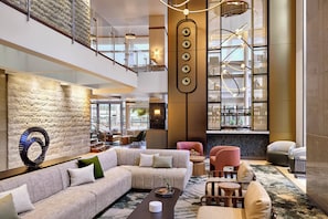 Sala de estar en el lobby