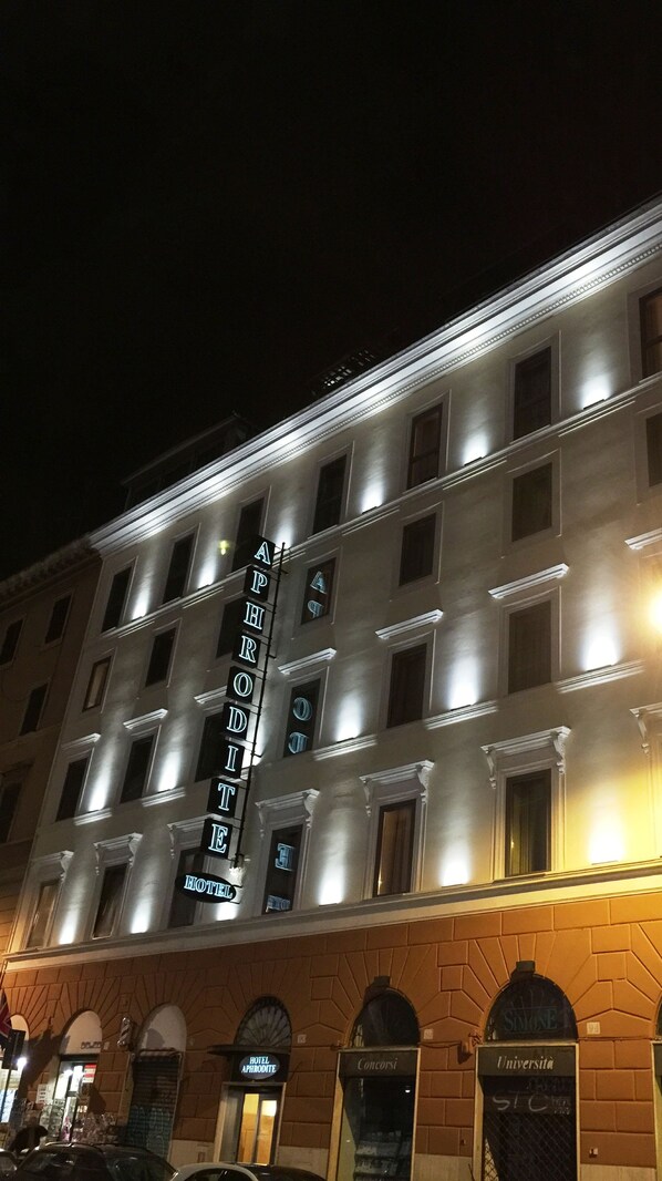 Façade de l’hébergement