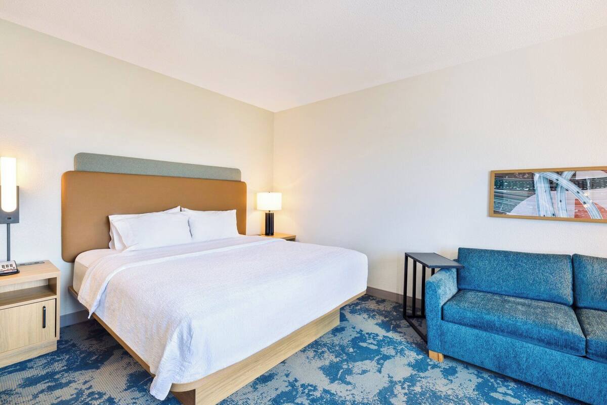 In-room safe, desk, blackout curtains, iron/ironing board