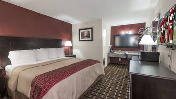 Habitació superior, 1 llit de matrimoni gran, fumadors | Escriptori, espai de treball apte per a portàtils i cortines opaques