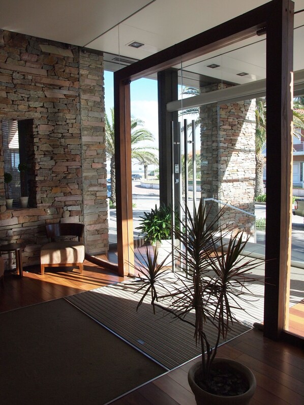 Interior entrance