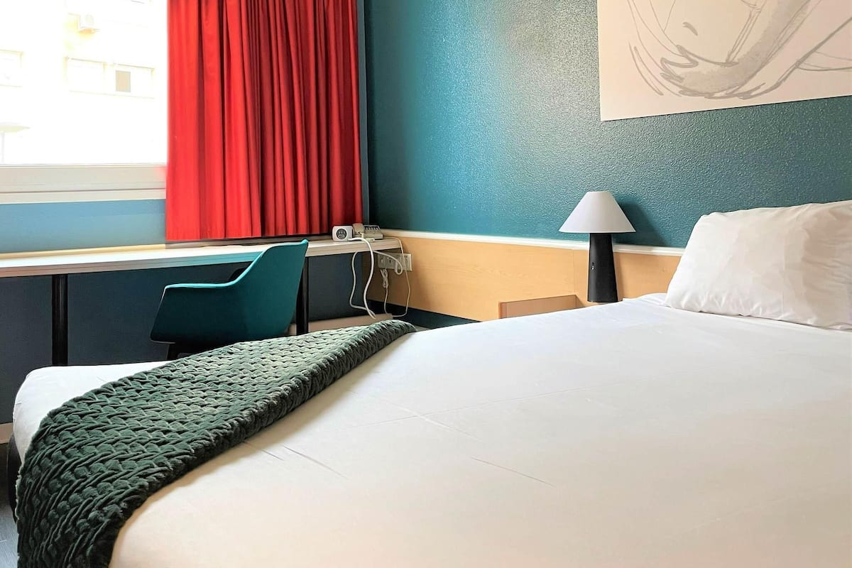 Comfort Double Room | Premium bedding, desk, blackout curtains, soundproofing