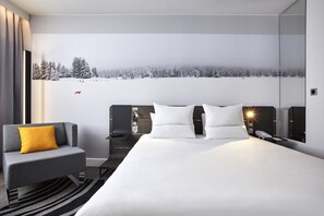 Camera Standard, 1 letto matrimoniale con divano letto | Biancheria da letto ipoallergenica, minibar, cassaforte in camera