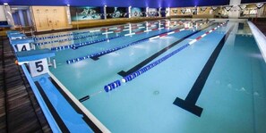 Indoor pool, outdoor pool
