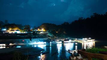 Front of property – evening/night