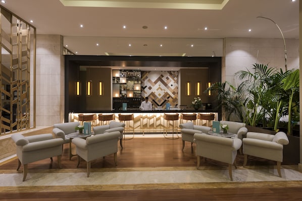 Sala de estar en el lobby