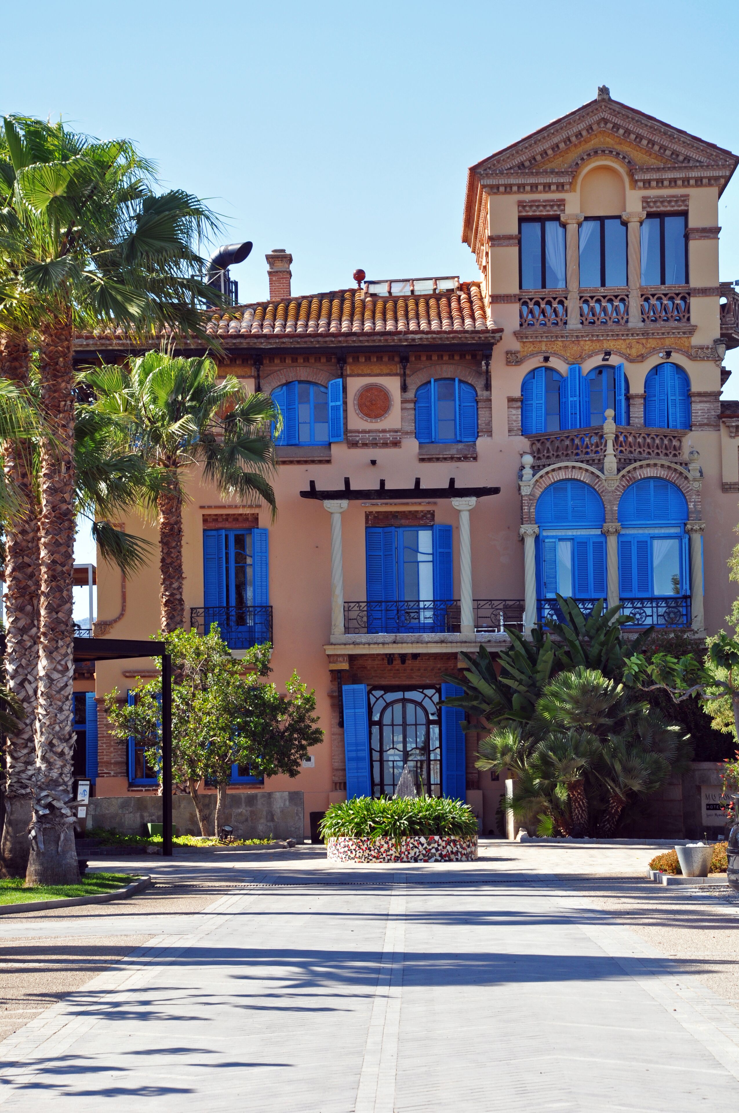 Voorkant van accommodatie