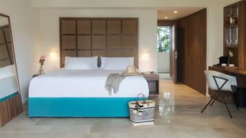 Premium bedding, minibar, in-room safe, desk