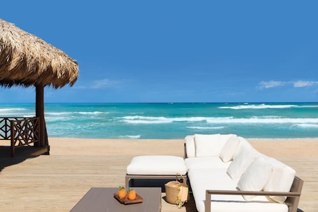 Private beach, beach towels, scuba diving. Excellence Punta Cana - Adults Only All Inclusive