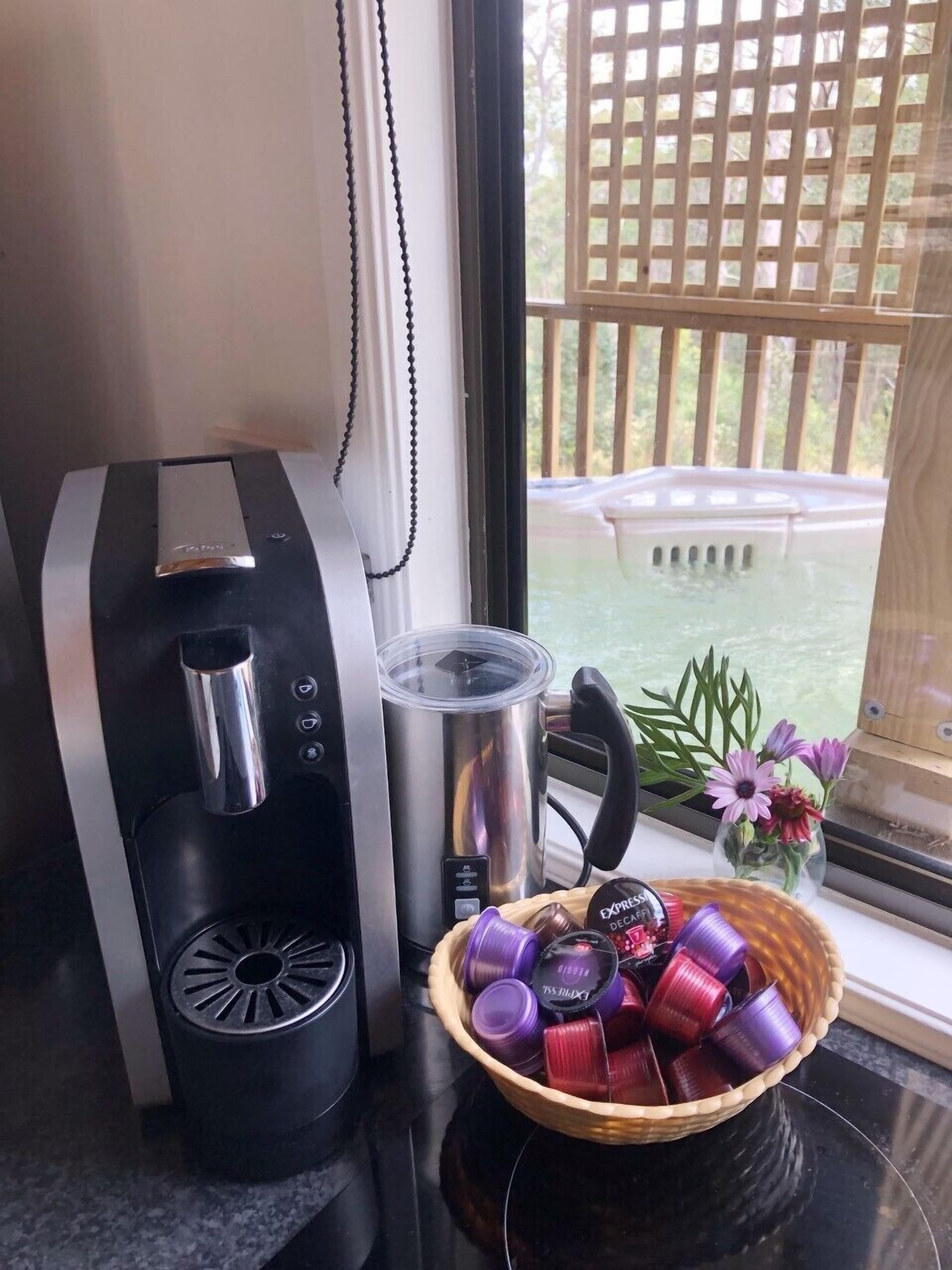 corroboree spa cabin | coffee and/or coffee maker