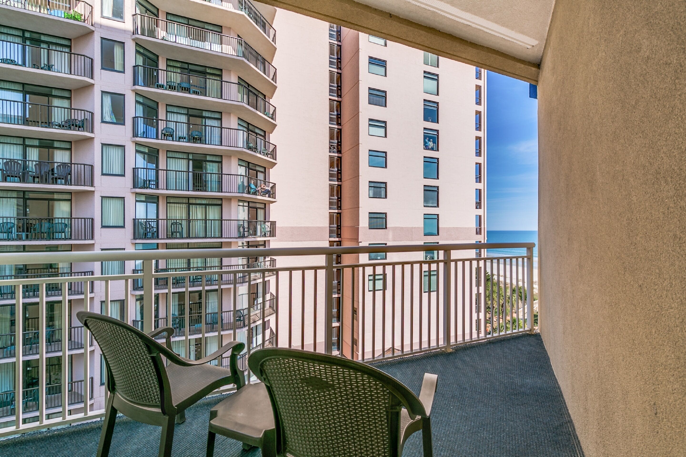 Suite, 2 Queen Beds, Oceanfront (Angle) | Balcony view