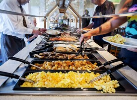 Daily buffet breakfast for a fee