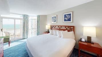 Chambre, 3 chambres, vue partielle sur la mer (Angle)