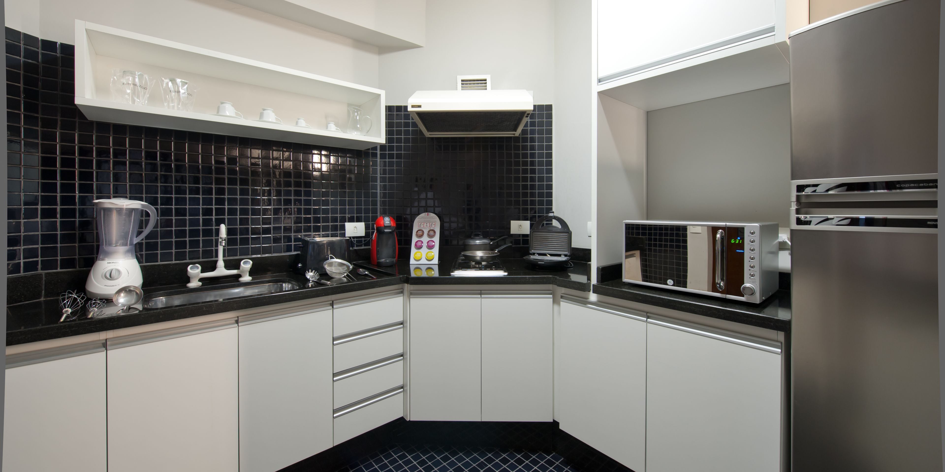 elite double room | private kitchenette | full-sized fridge, microwave
