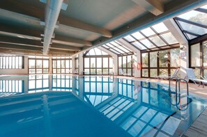 Indoor pool, outdoor pool