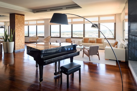 Sala de estar en el lobby