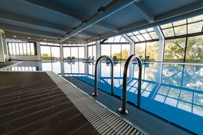 Indoor pool, outdoor pool