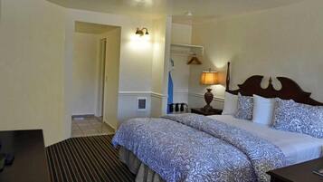 Desk, iron/ironing board, free WiFi, bed sheets